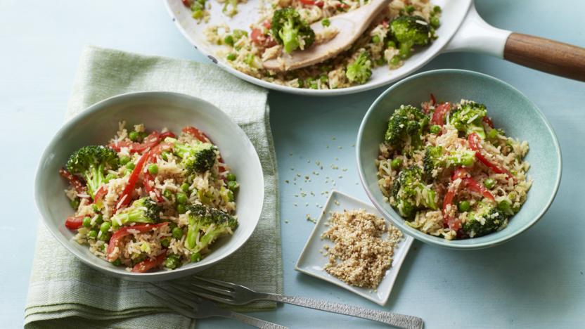 Vegetable egg-fried rice