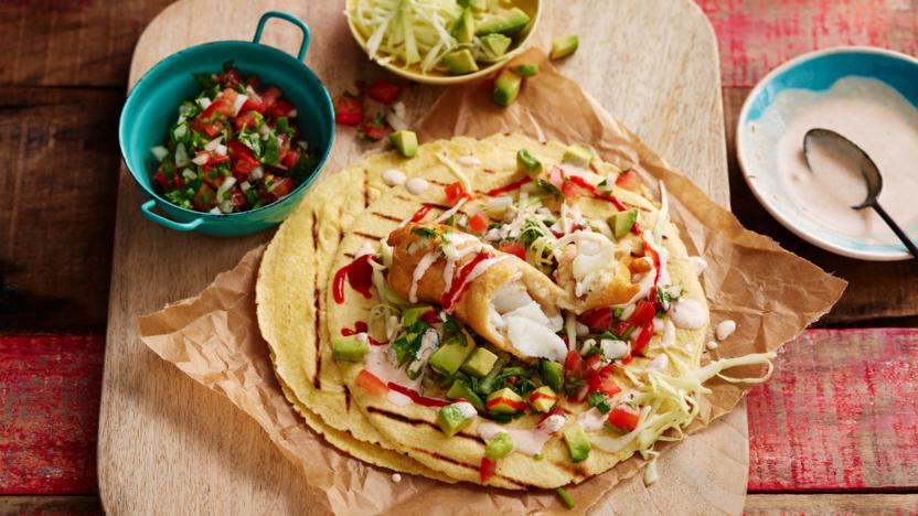 Fish tacos 'Ensenada' recipe - BBC Food