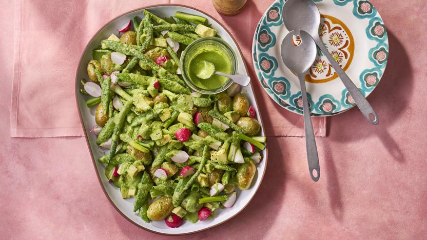 Green goddess salad recipe - BBC Food