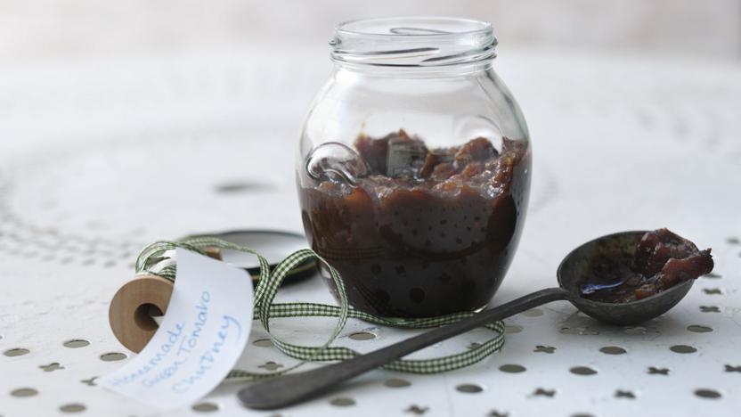 Traditional green tomato chutney