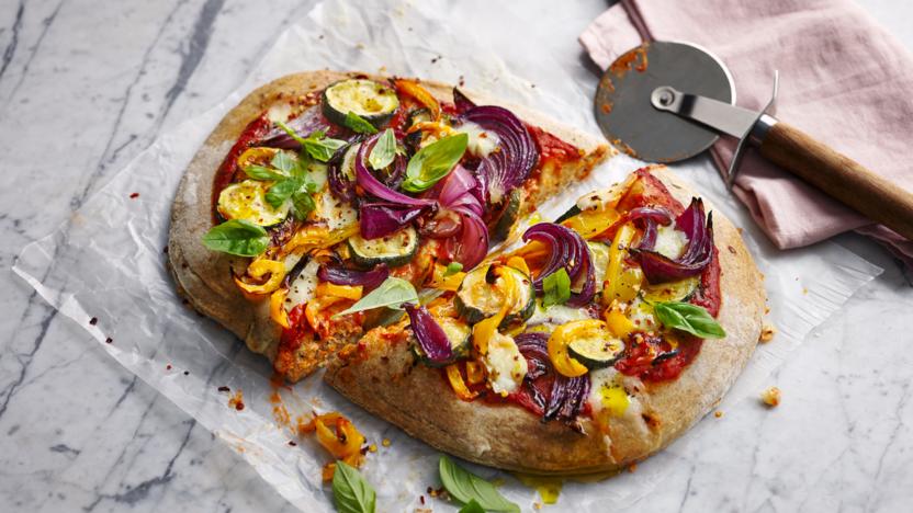 Healthy pizza