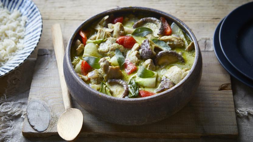 Thai green store chicken curry bbc