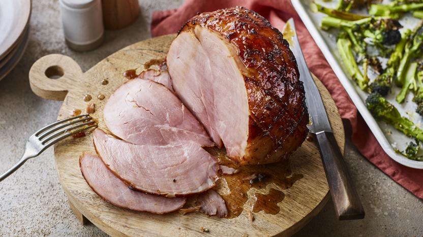 Pressure cooker honey roast ham