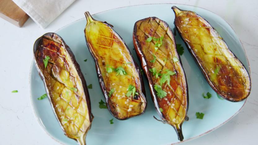 How To Cook Aubergines Recipe Bbc Food