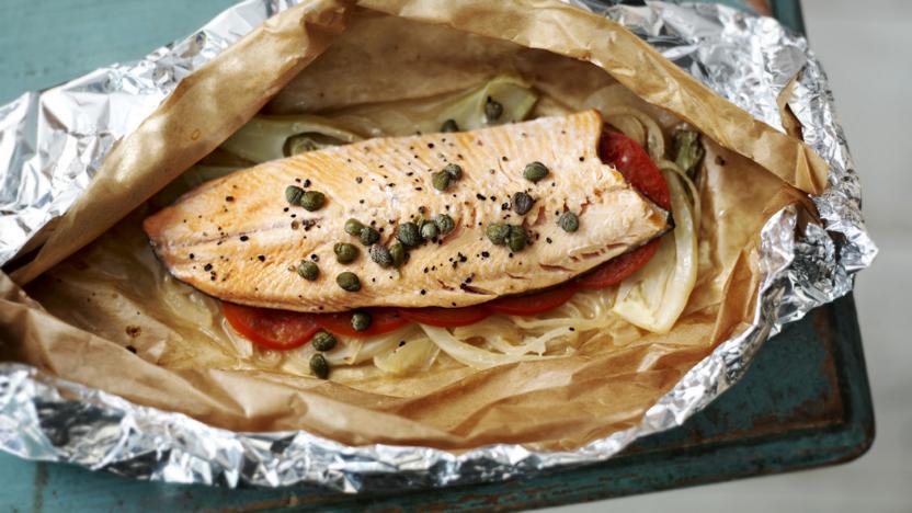 Capers Recipes Bbc Food,Salmon On The Grill In Foil