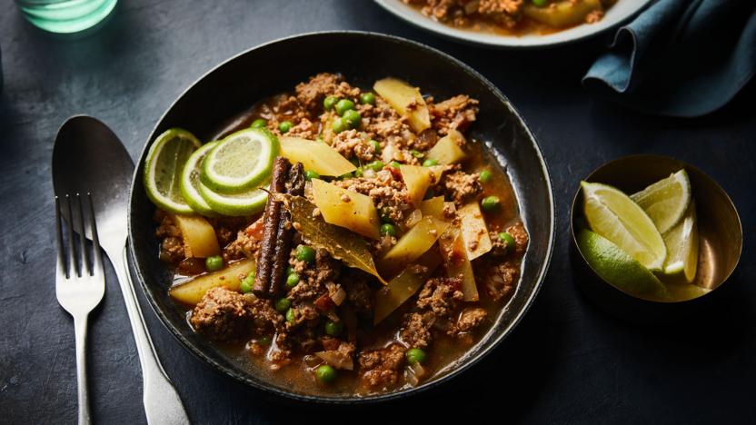 Keema with peas