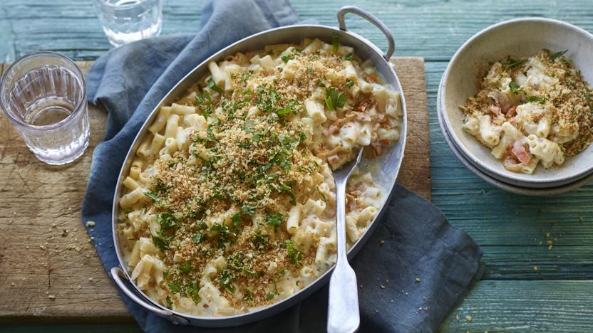 Kimchi macaroni and cheese