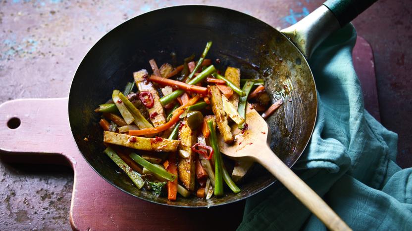 Leftover stir fry