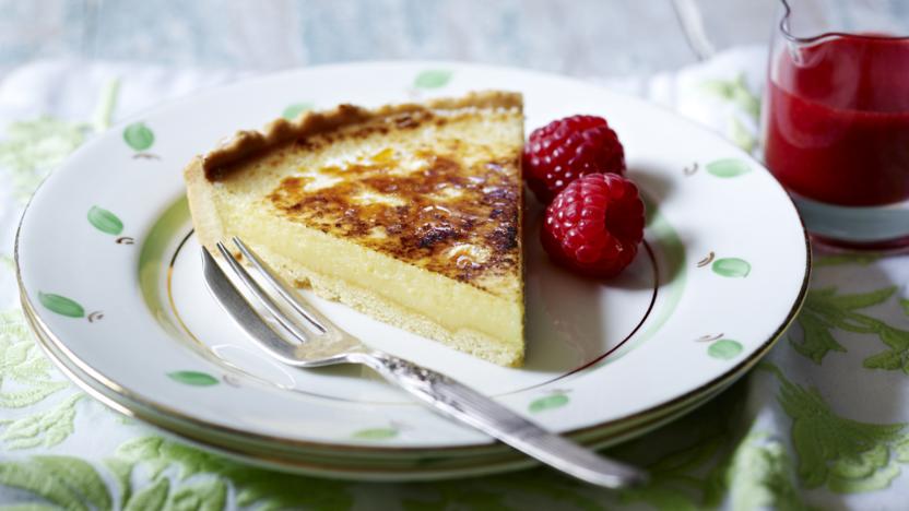 Lemon and mascarpone tart