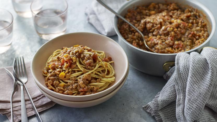 Lentil bolognese