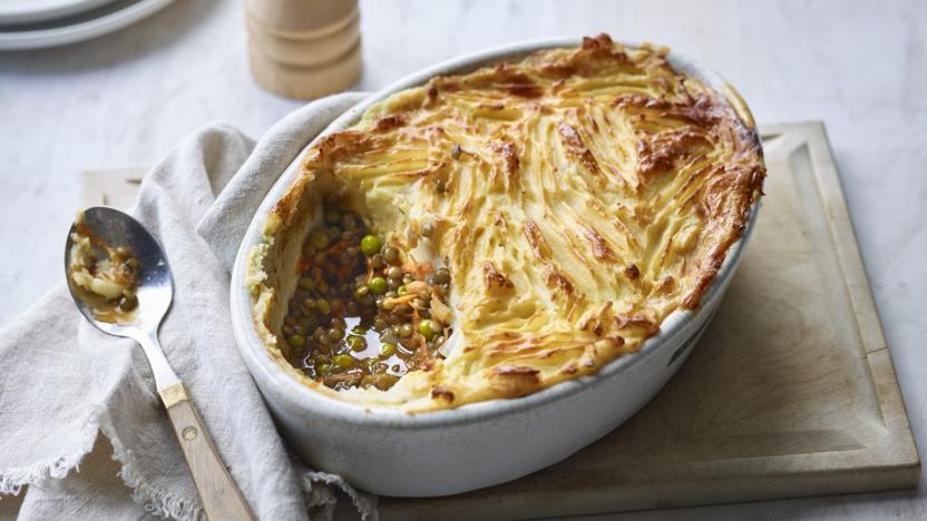 Lentil Cumberland Pie Recipe Bbc Food