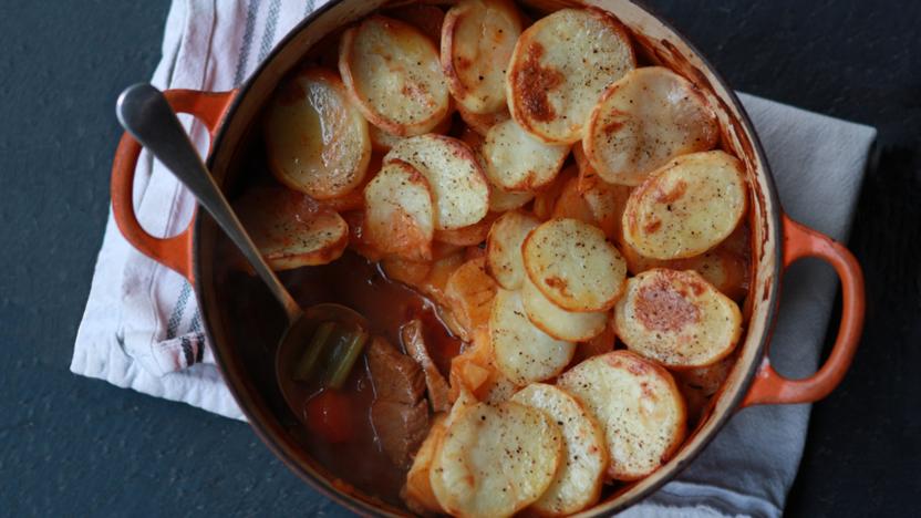 Lighter lamb hotpot