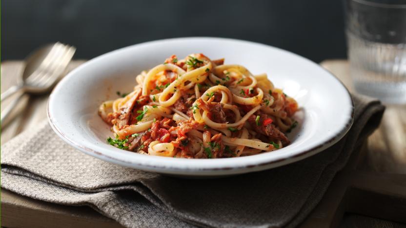 Tuna pasta recipe - BBC Food