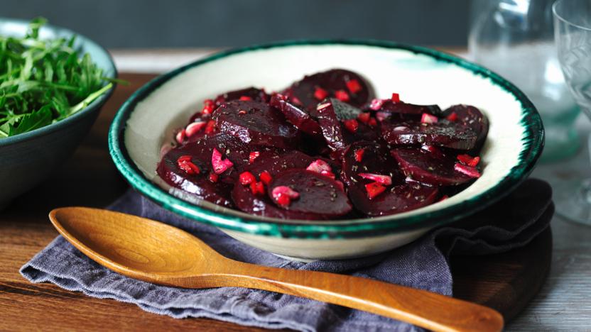 Marinated beetroot