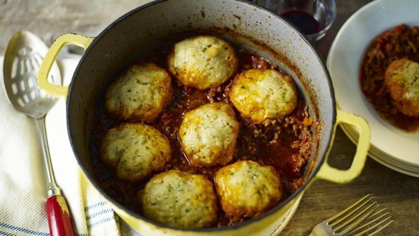 Mince and dumplings