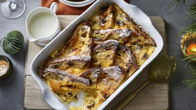 Panettone Bread And Butter Pudding Recipe c Food