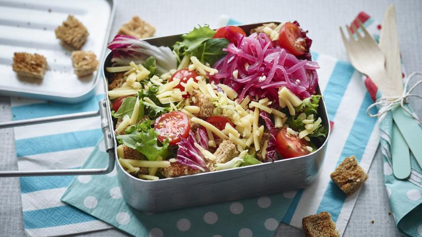 Ploughman's lunch salad