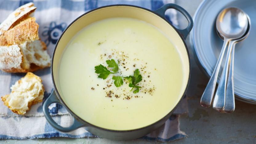 Simple Old-Fashioned Potato Soup - My Homemade Roots