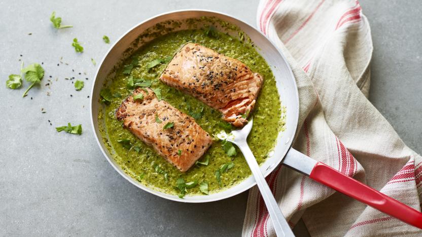 Quick coconut fish curry 