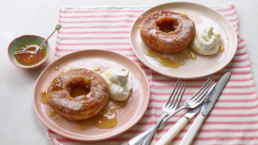 Quick homemade doughnuts