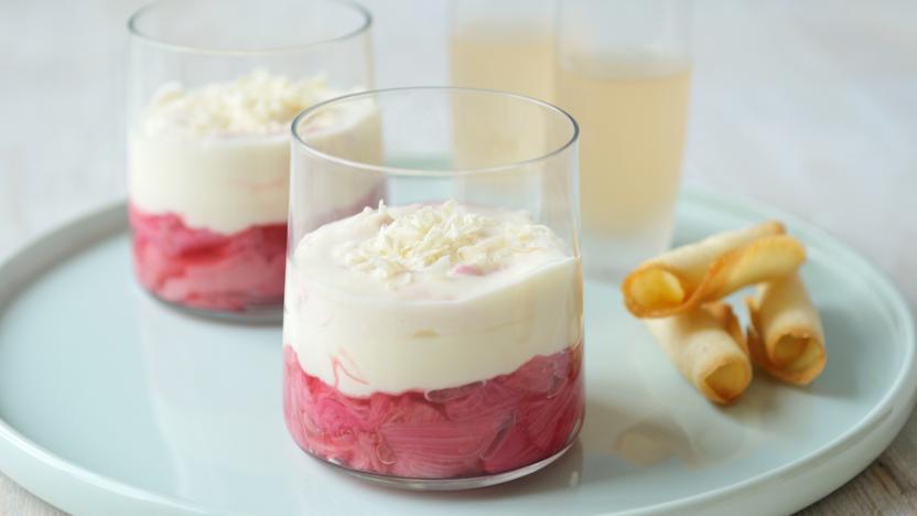 Rhubarb fool with lemongrass recipe - BBC Food