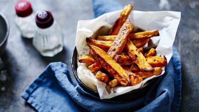 Sweet potato oven chips