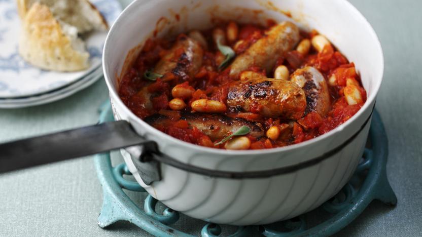 Sausage Casserole With Beans Recipe Bbc Food 