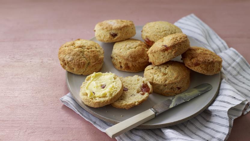 Cherry scones