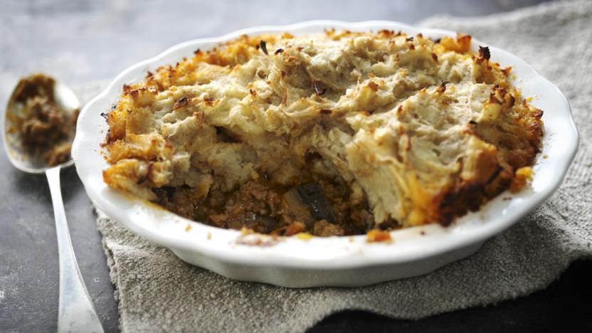 Nigel Slater's shepherd's pie with spiced parsnip mash