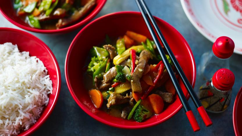 Sichuan pepper beef stir-fry