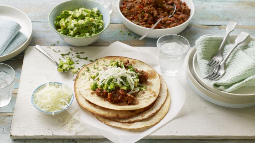 Chipotle pork tacos