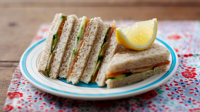 Smoked Salmon And Dill Sandwich Recipe Bbc Food 