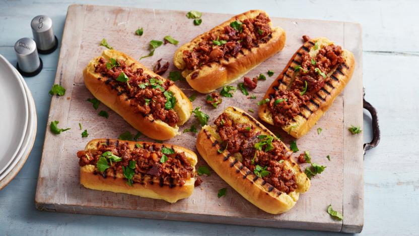 Smoky mutton Sloppy Joe with crispy lamb’s breast