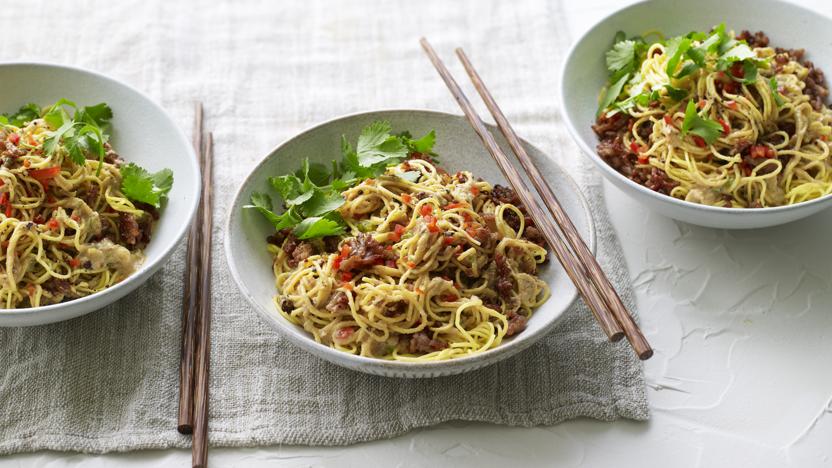 Spicy Sichuan (dan dan) noodles recipe - BBC Food