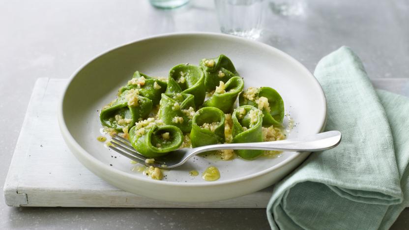 Spinach and ricotta tortellini