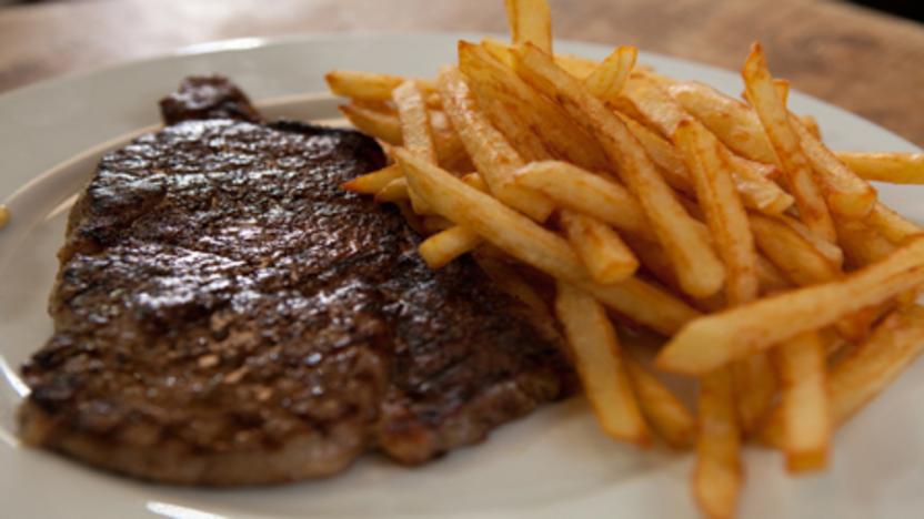 Steak And Perfectly Cooked Chips Recipe BBC Food