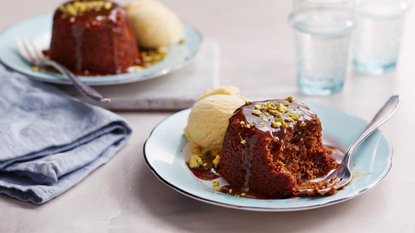 Sticky ginger puddings recipe - BBC Food