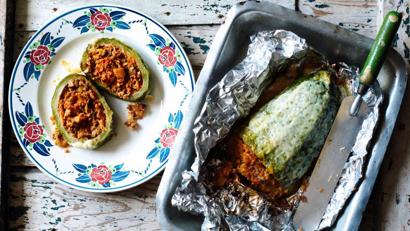 Stuffed Marrow Recipe Bbc Food