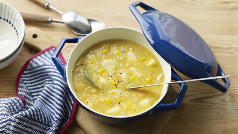 Easy sweetcorn chowder 