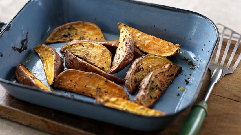 Sweet potato wedges