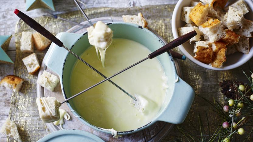 Swiss Cheese Fondue Recipe Bbc Food 