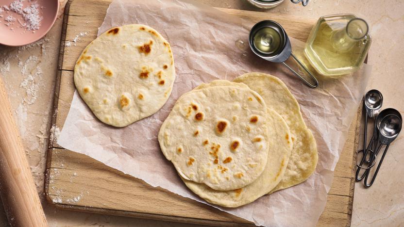 Easy tortilla wraps recipe - BBC Food