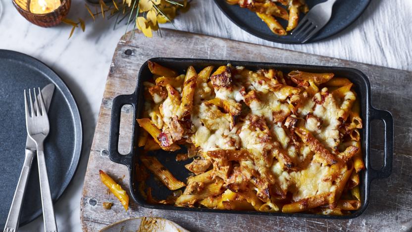 Turkey pasta bake