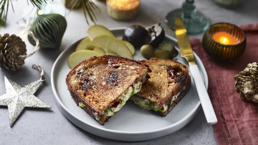 Ultimate festive cheese toastie