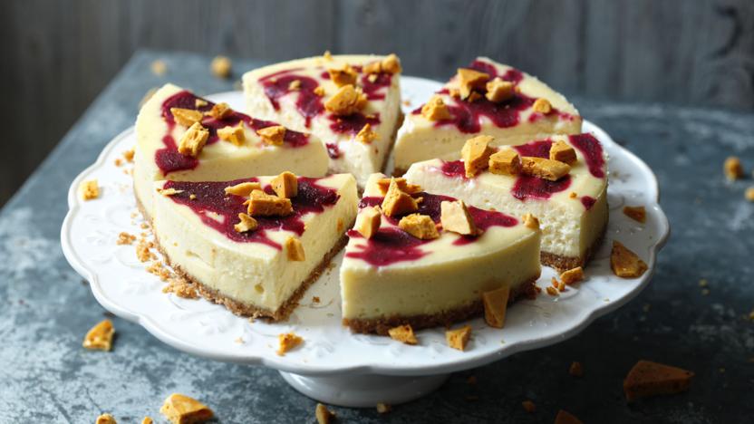 Blackberry cheesecake