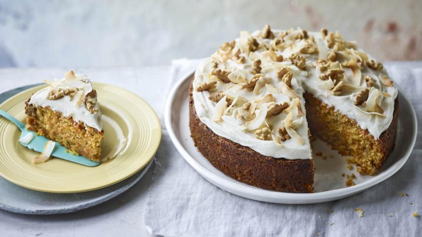 Vegan Pumpkin Cake (Oat & Almond flour) with Cream Cheese Frosting -  Avocado Skillet