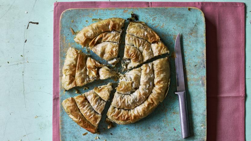 Vegan Spinach Filo Pie Recipe BBC Food