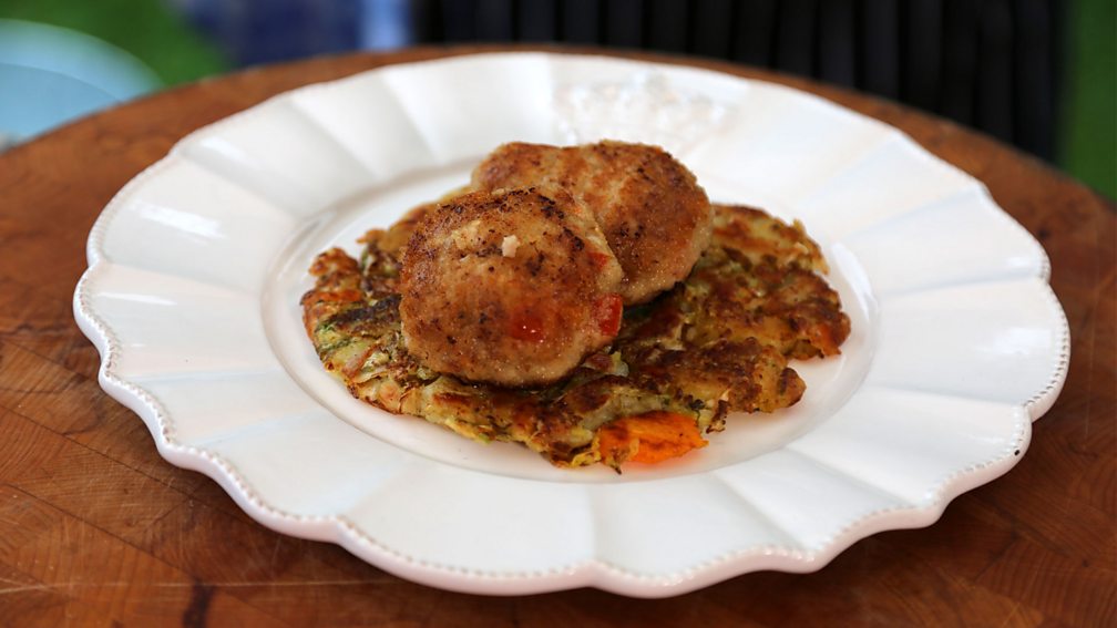 BBC One My Life on a Plate Bubble and squeak with sausage cakes