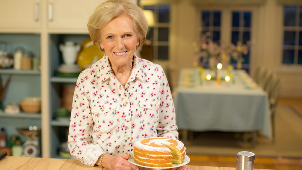 BBC Two Mary Berry's Easter Feast, Episode 2, Lemon and Pistachio Meringue Roulade