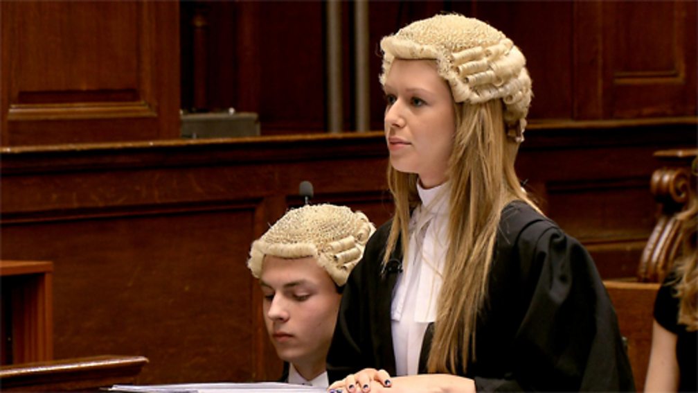 BBC Two Young Legal Eagles, Mock criminal trial at the Old Bailey